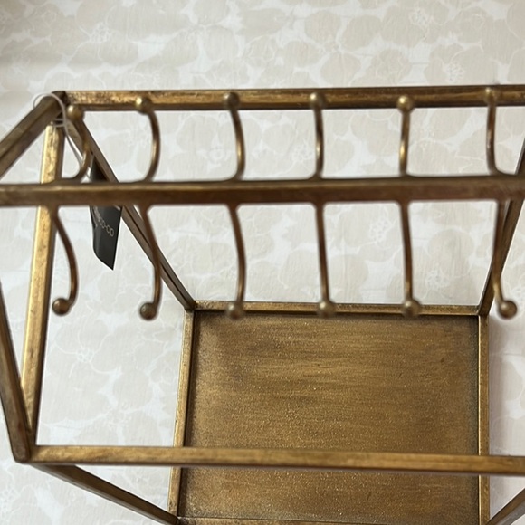Gold Metal Jewelry Organizer - Picture 3 of 6